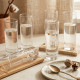 Glass Cup Set - 6 Pcs